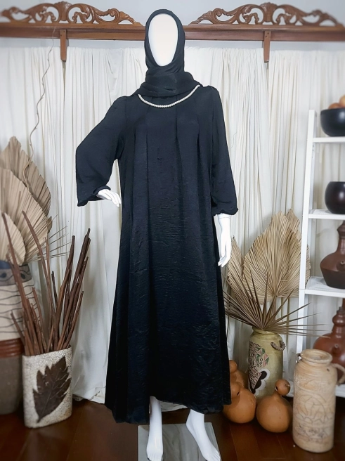 Gamis Light Santorini Dress Black 1 black_1