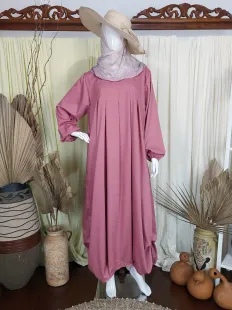 Gamis Ballon Dress Pink 1 pink_1