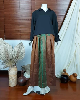 Skirt Sarung Tenun Brown